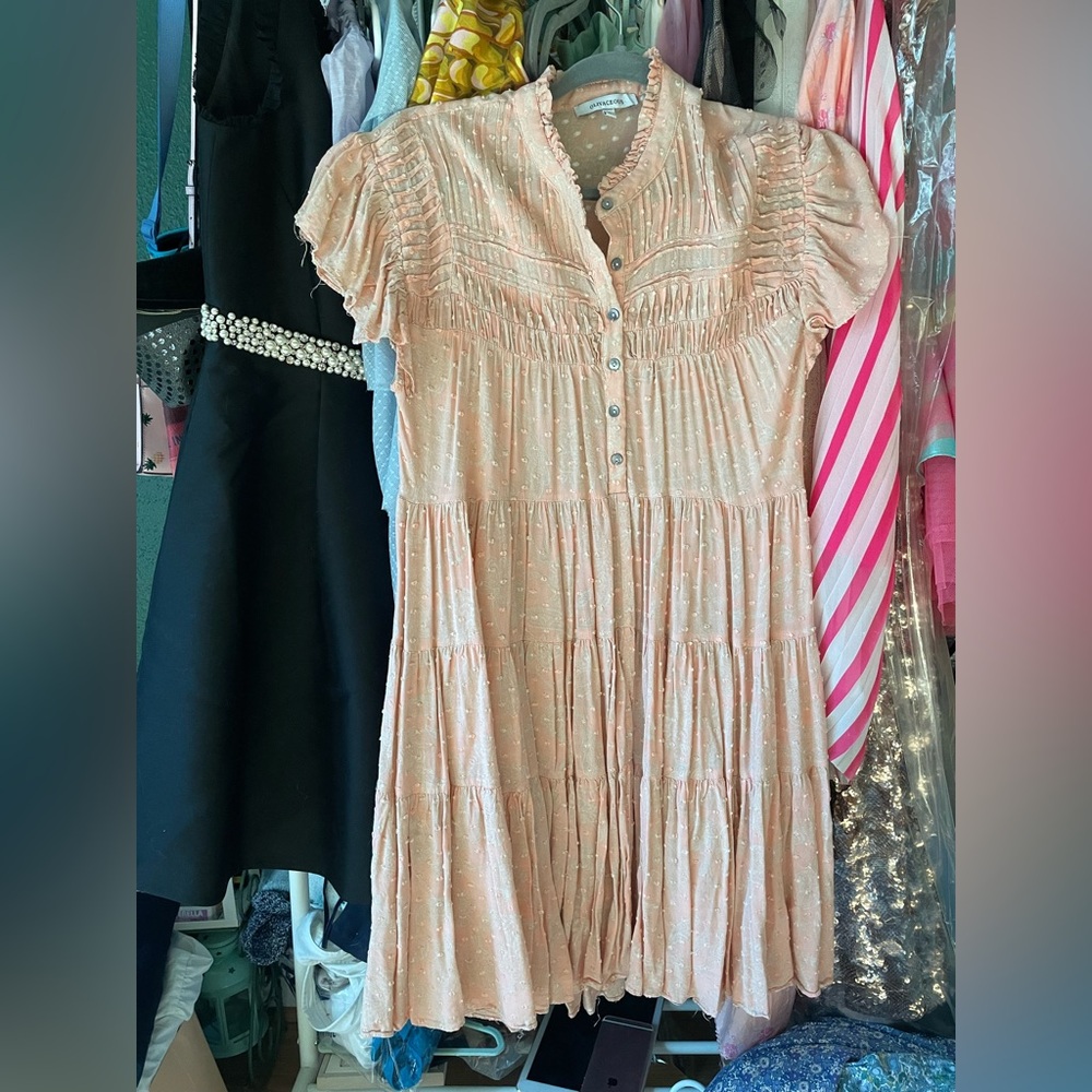 Pink dress, not madewell